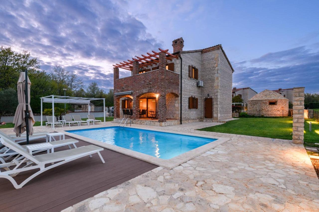 Paradis Villa Stone Queen With Heated Pool Butkovići Exterior foto